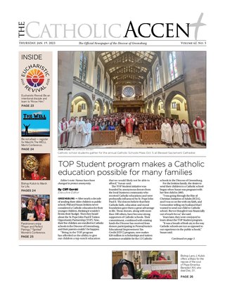 Cover of latest Catholic Accent