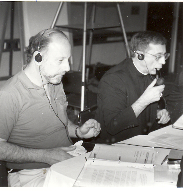 Bosco in the radio broadcasting studio